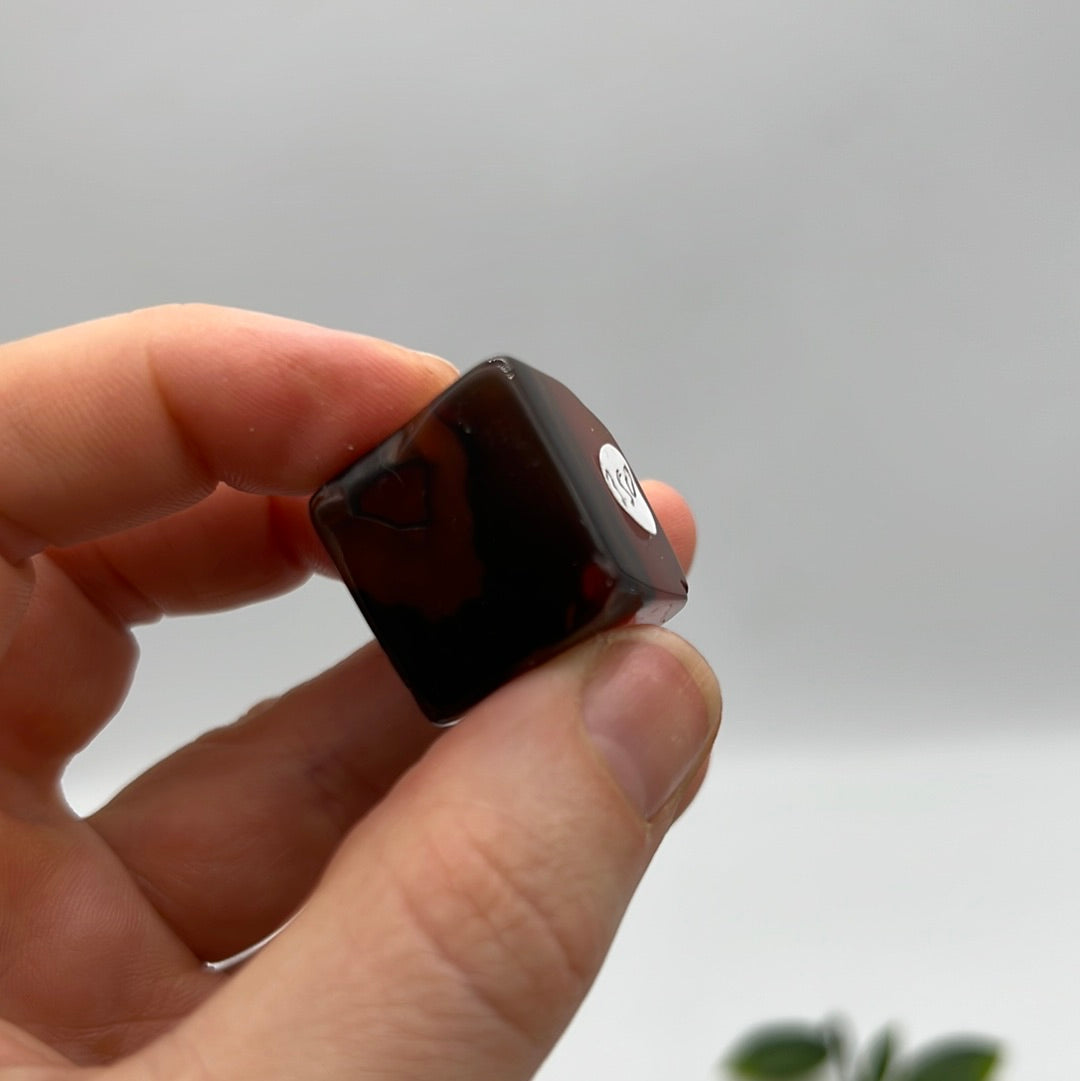 Carnelian polished cubes tumbles