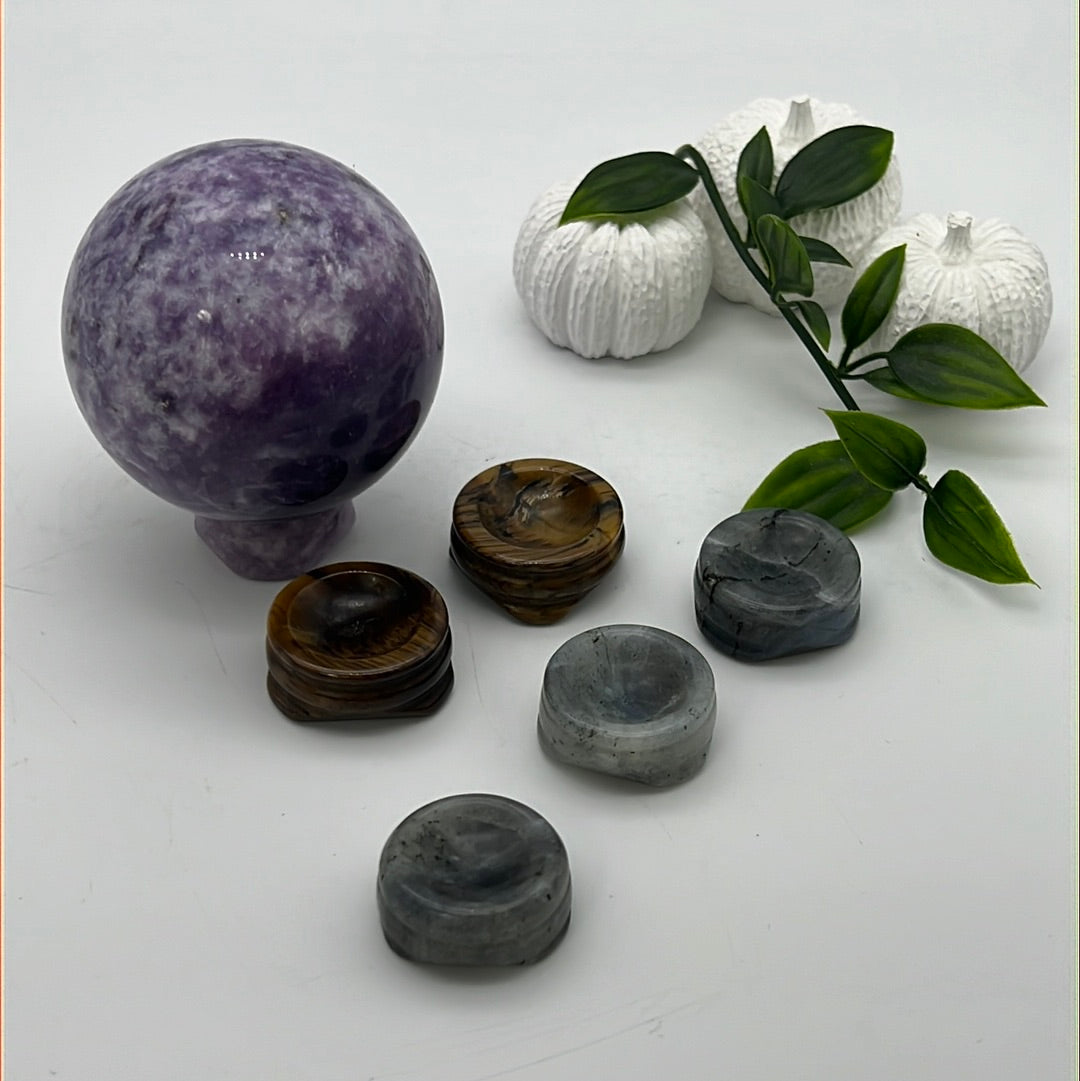 Crystal Display Sphere or Egg Stand