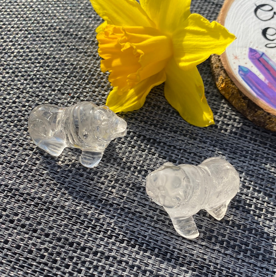 Clear Quartz seal