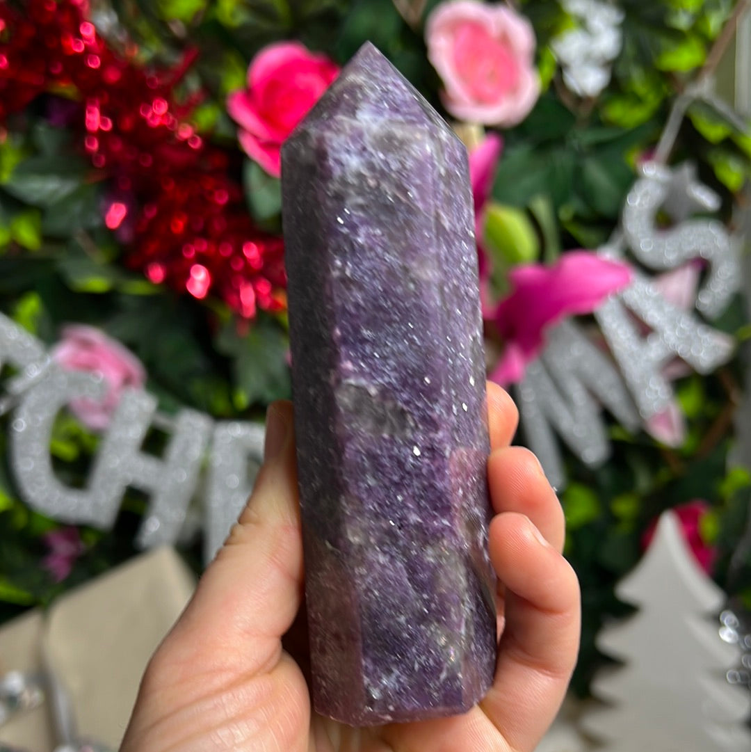Lepidolite Tower Point