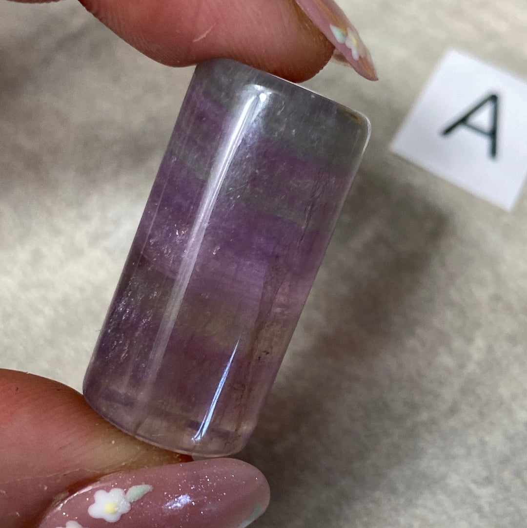Fluorite Cyclinder carving