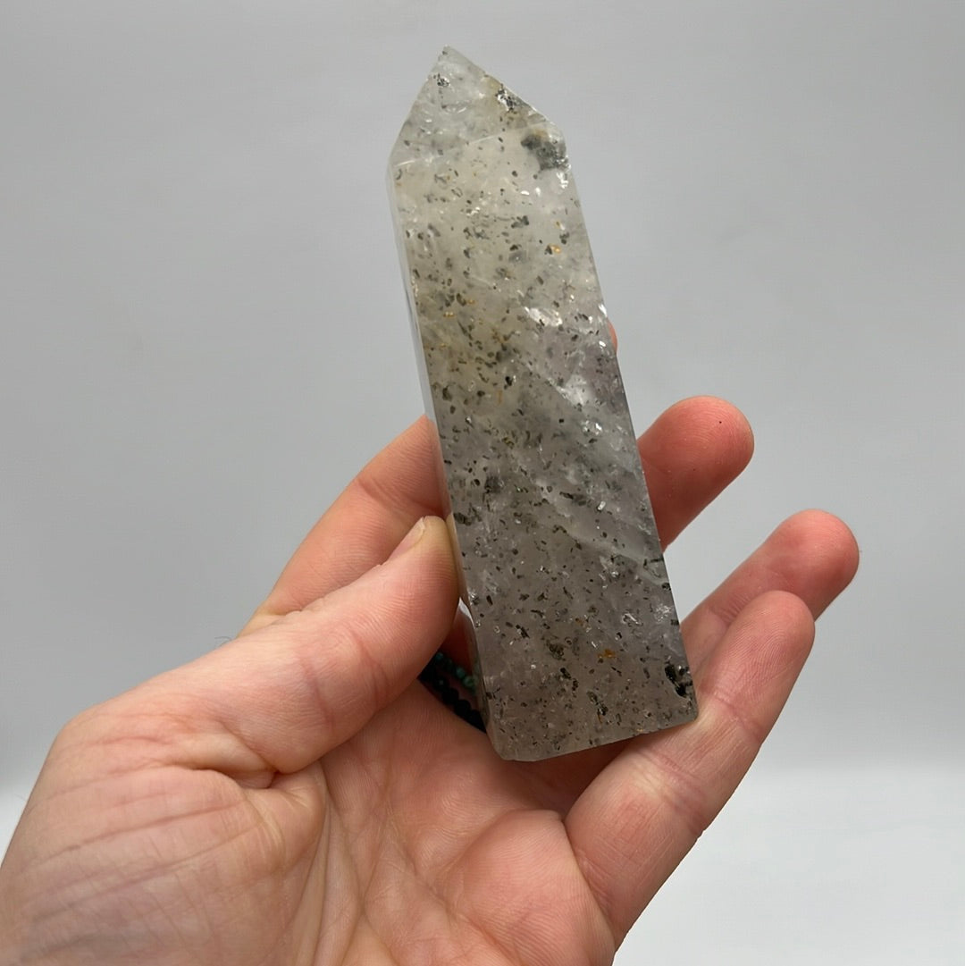 Pitaya Quartz (dragonfruit) Obelisk Tower