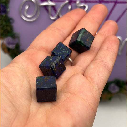 Azurite Cube