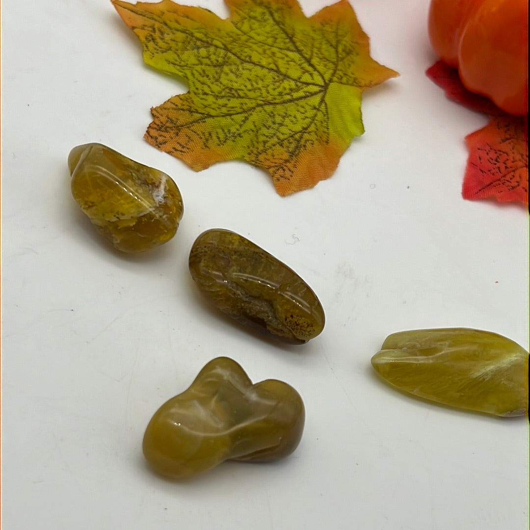 Yellow Opal Tumble Tumblestone