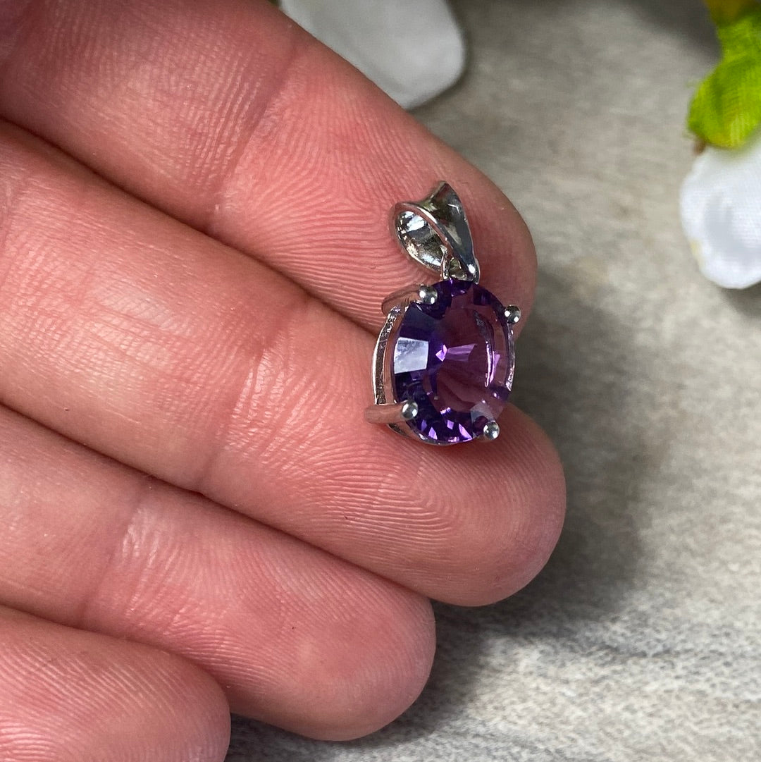 Amethyst 925 Sterling Silver Pendant