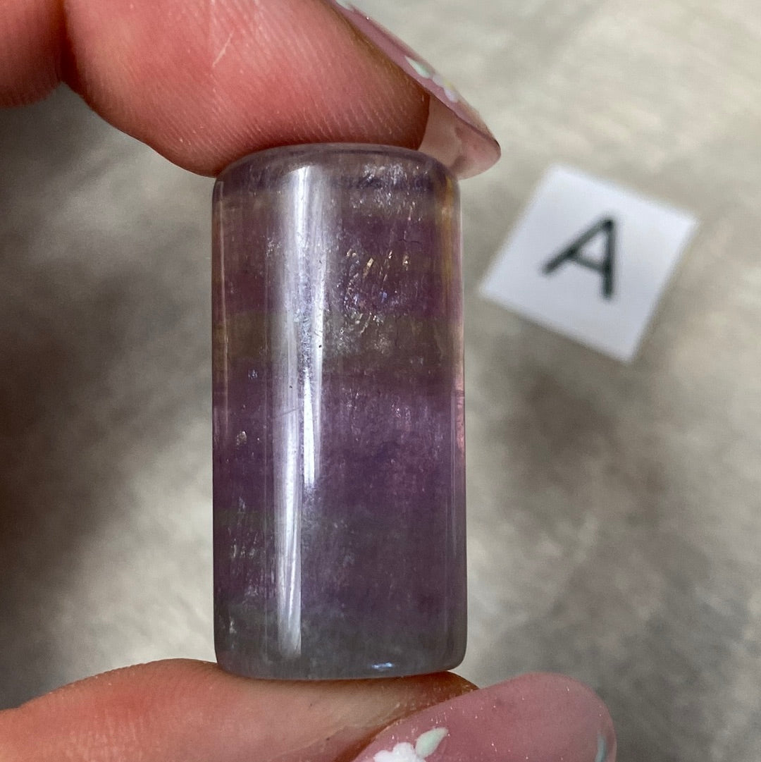 Fluorite Cyclinder carving