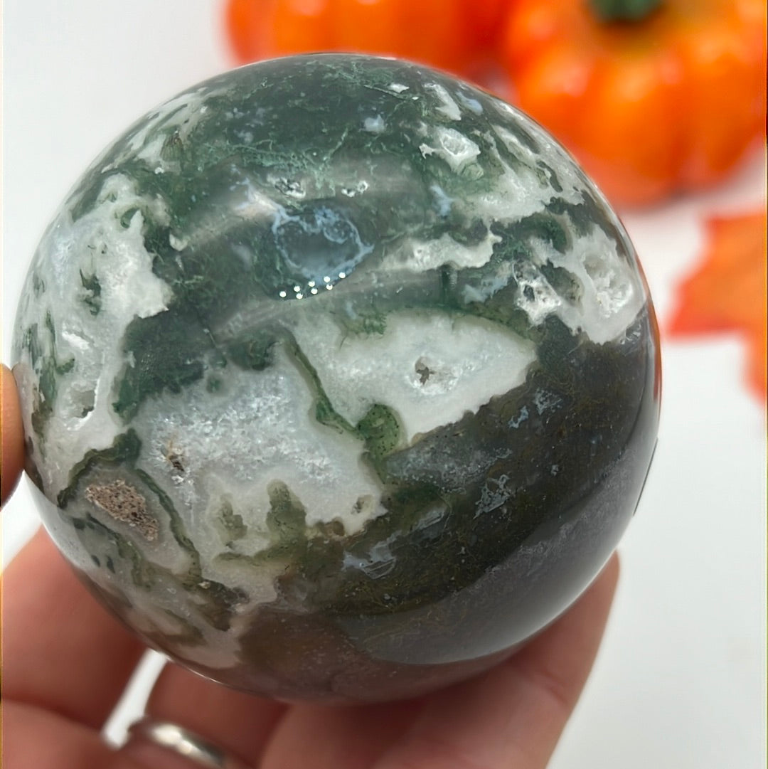 Moss Agate Sphere 60mm