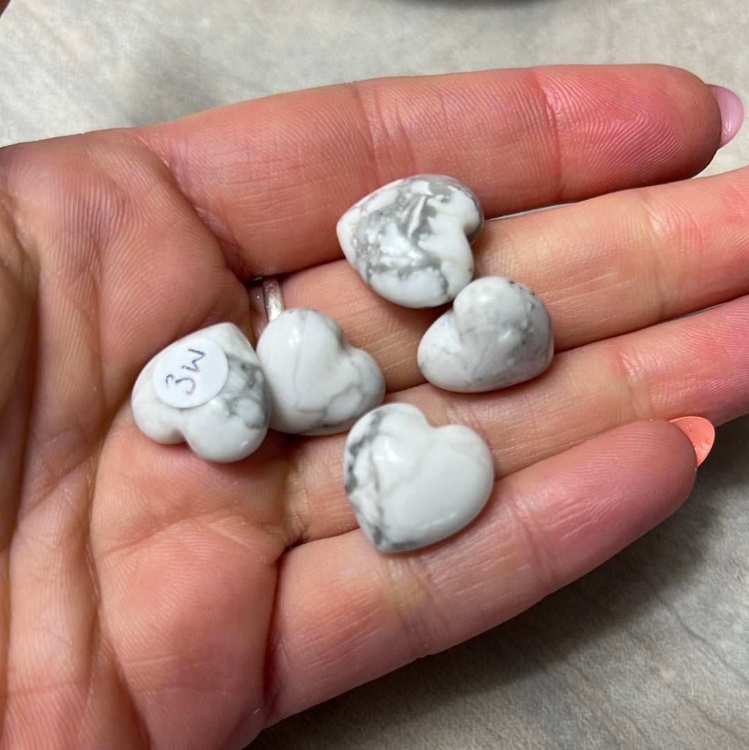 Mini Howlite Heart