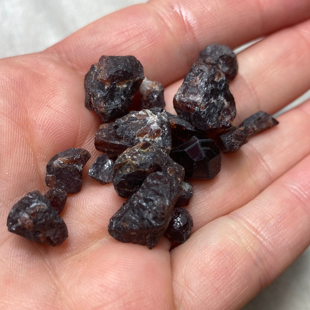 Raw XS Garnet - Tumblestone Tumbles