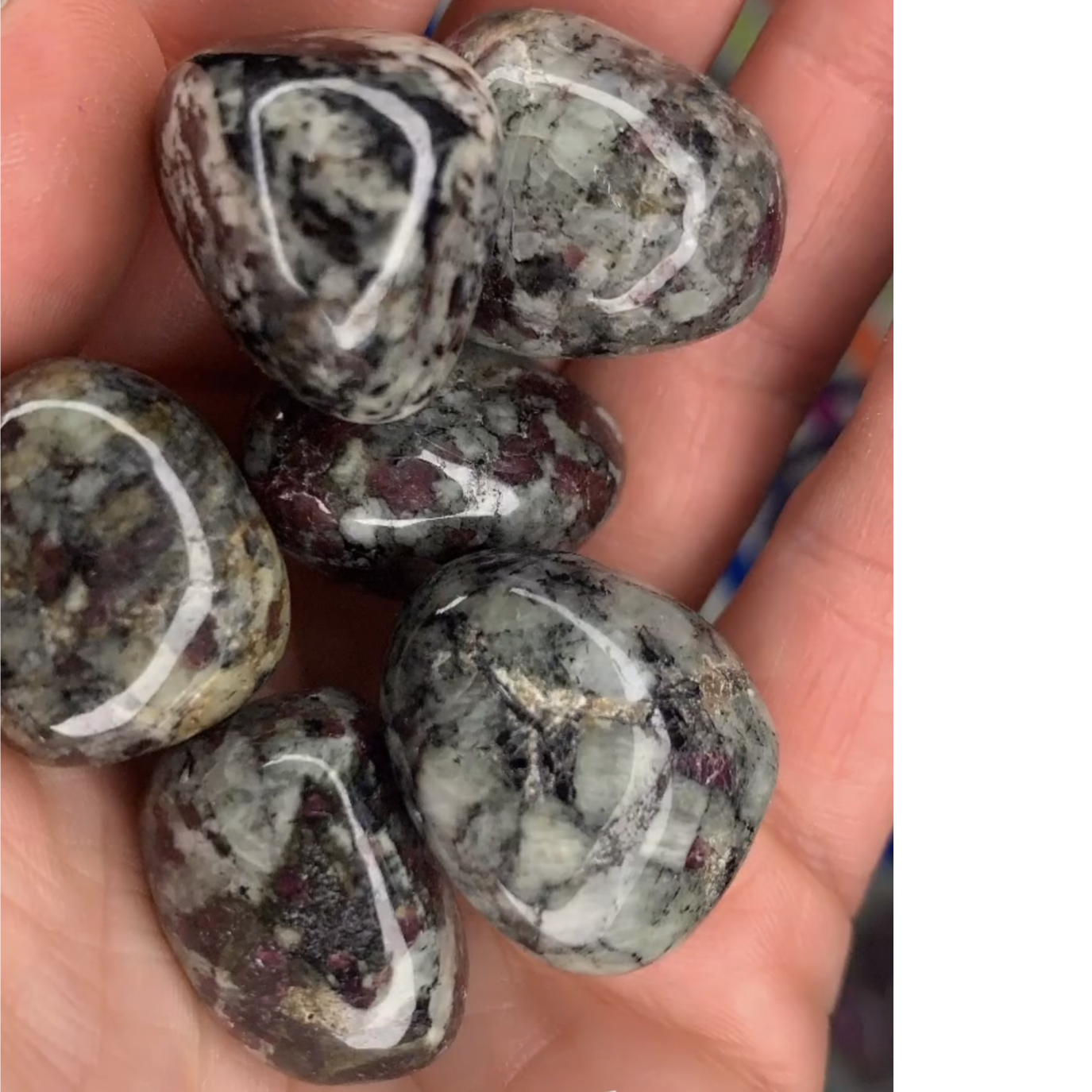 Eudialyte tumble tumblestone