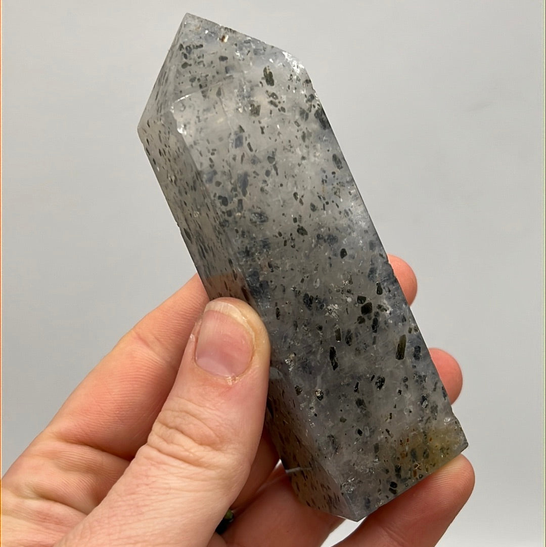 Pitaya Quartz (dragonfruit) Obelisk Tower