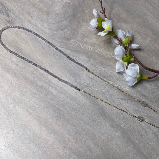 Glasses Chain - Lab Labradorite