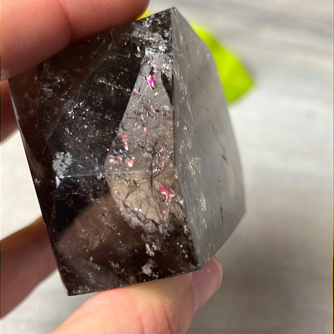 Smoky Rutile Rutilated Quartz Freeform A Grade