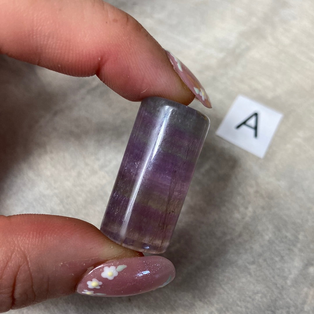 Fluorite Cyclinder carving