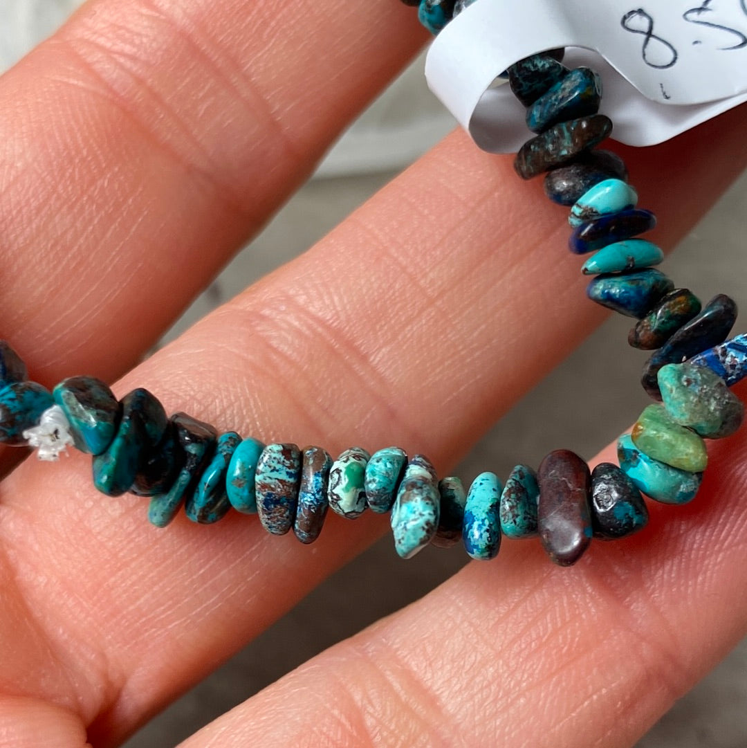 Chrysocolla Chip Bracelet