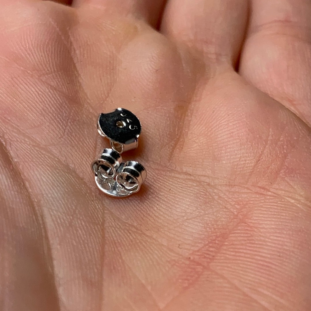 Butterfly Backs Studs Earrings