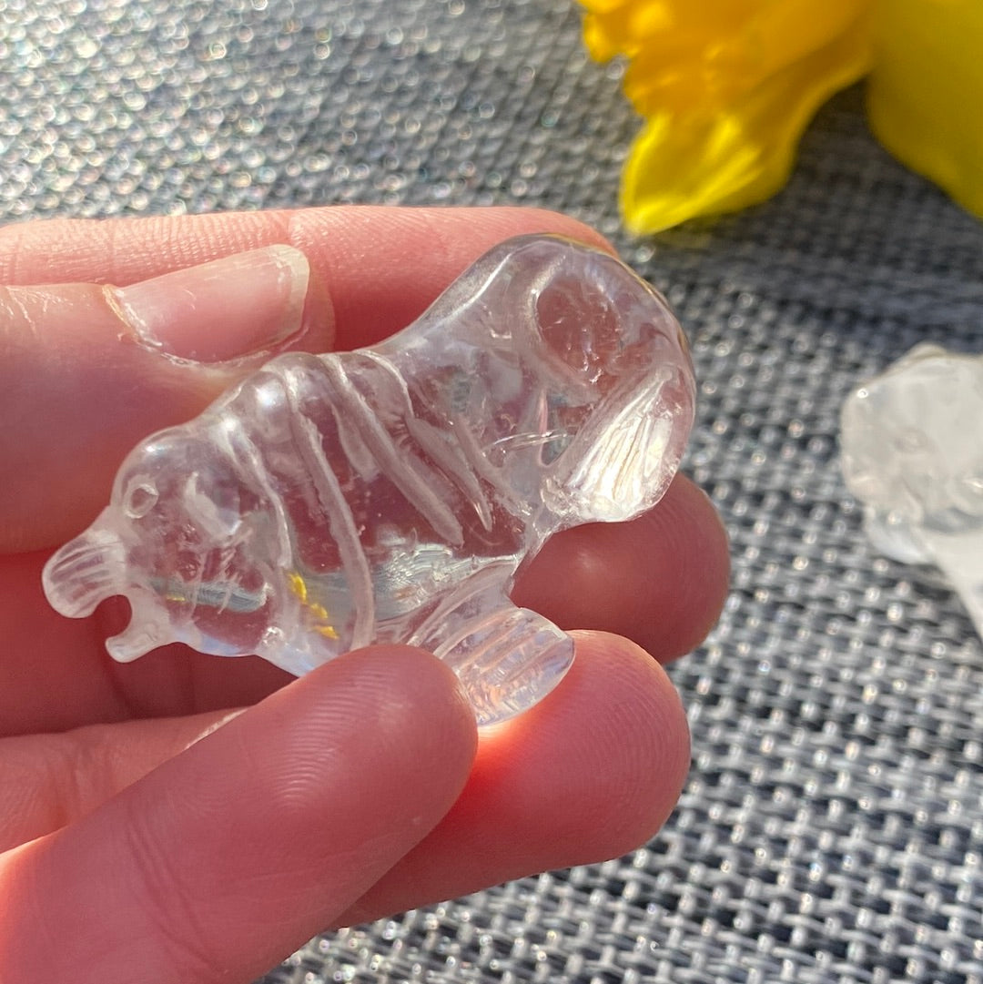 Clear Quartz seal