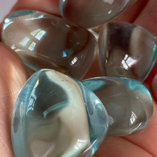 Blue obsidian - Tumblestone Tumbles