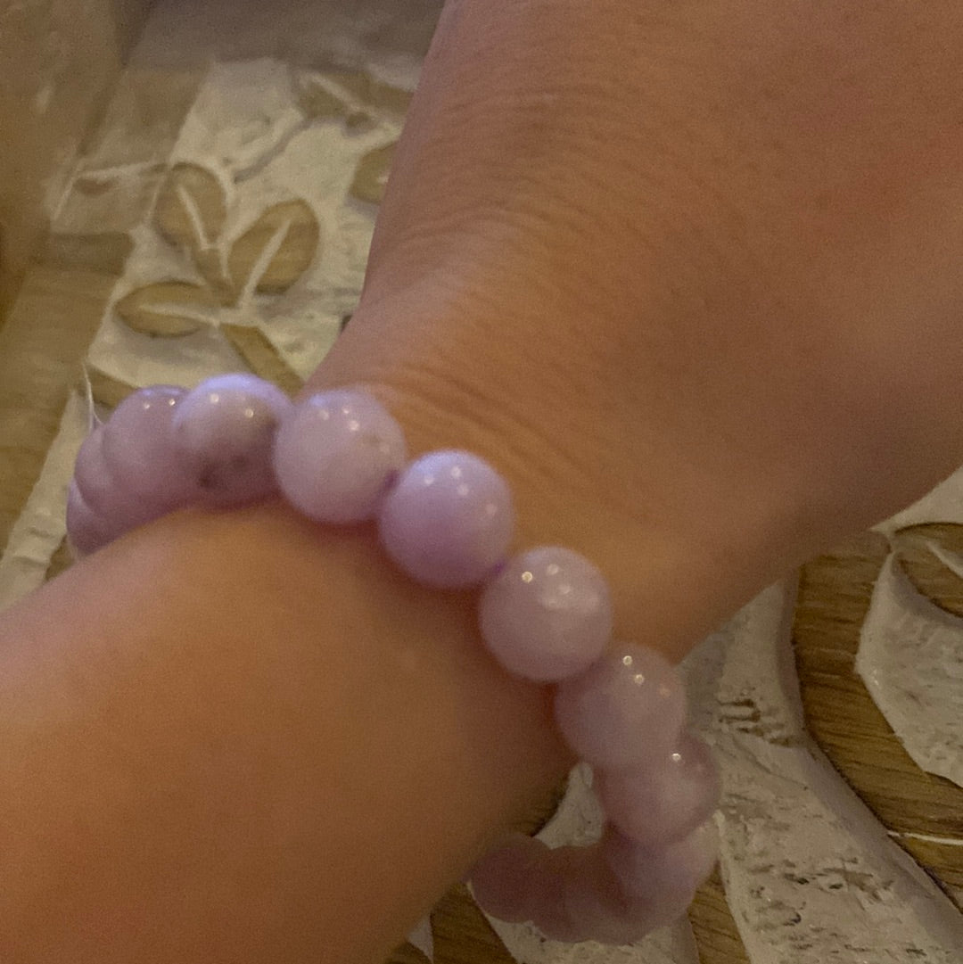 Kunzite - 8mm Bead Bracelet