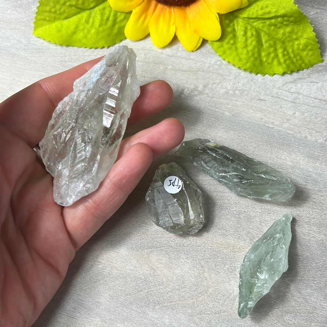 Raw chunk of Prasolite Piece Tumble