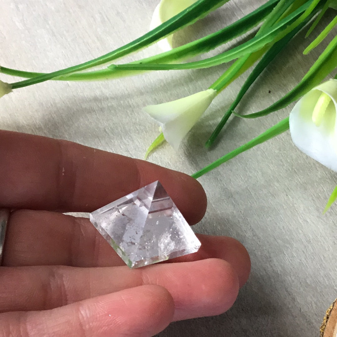 Small Clear Quartz Pyramid