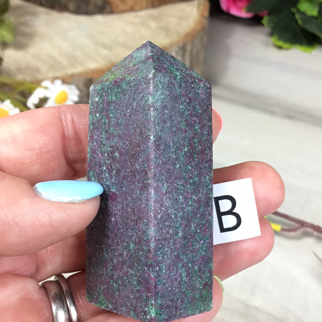 Ruby in Kyanite Obelisk Tower Point