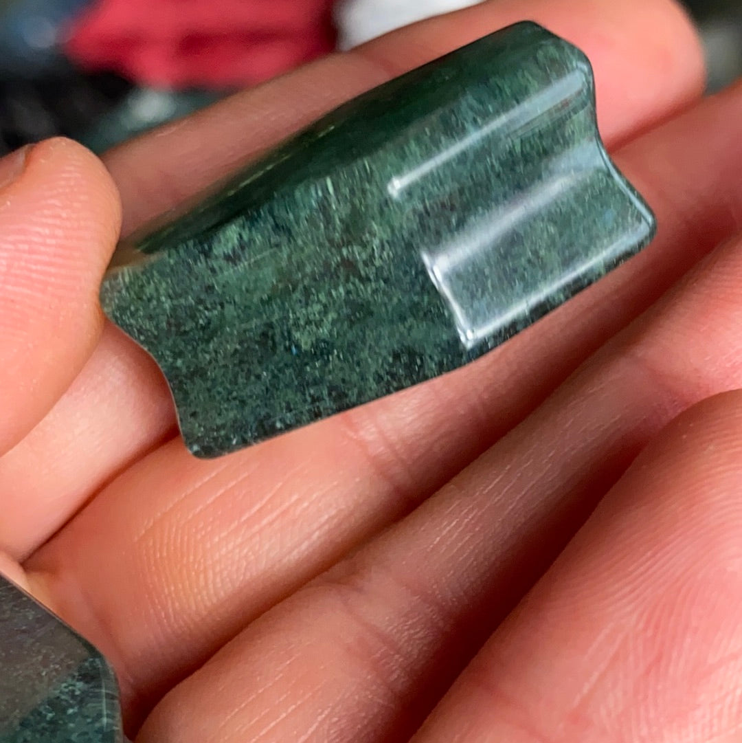 LAST Moss agate coffin