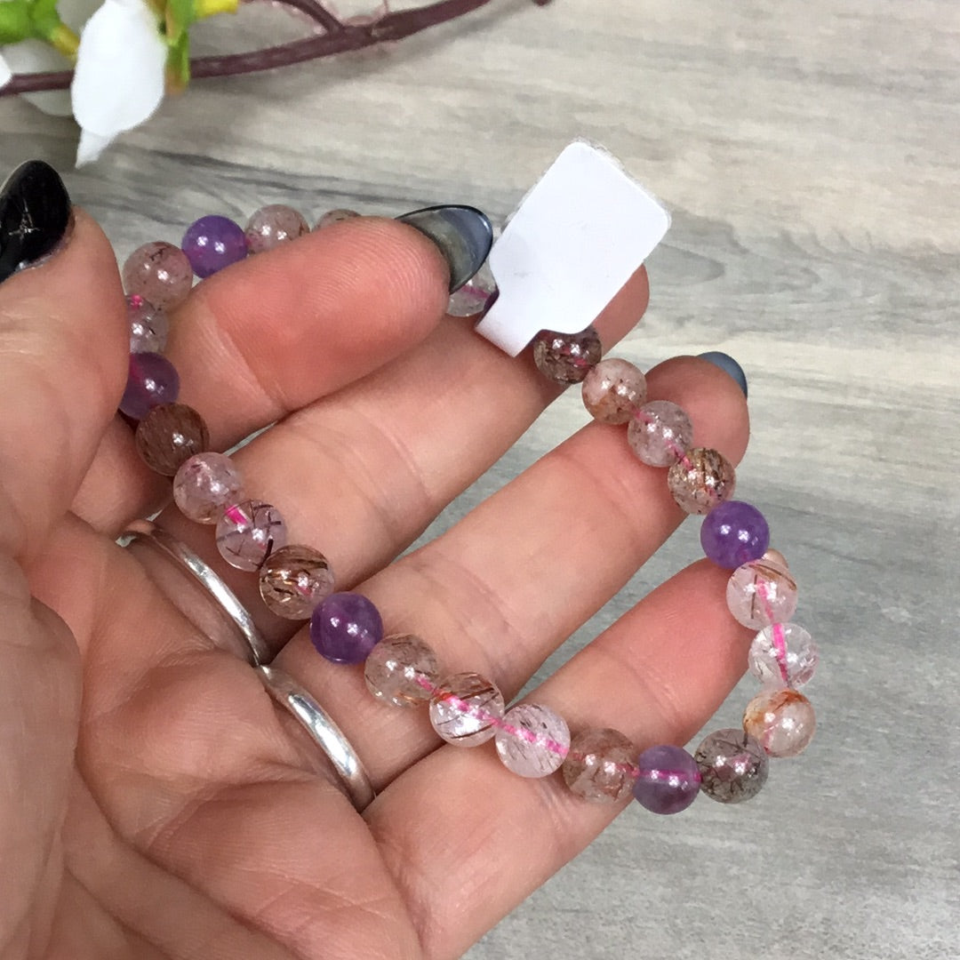 Super Seven Rutile 6mm Bracelet