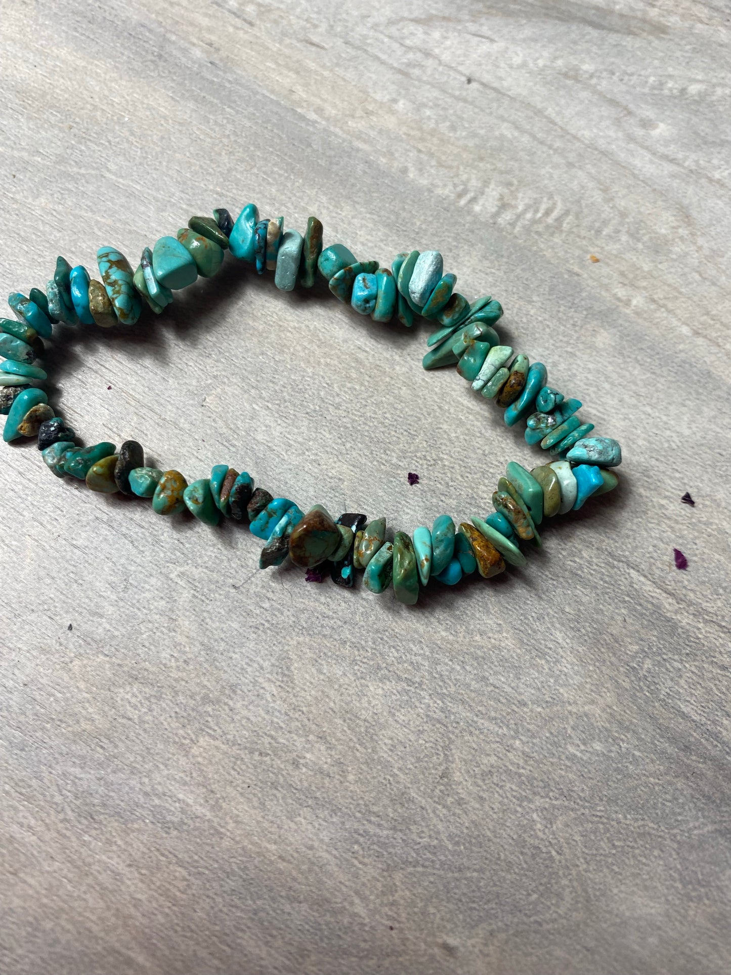 Turquoise Chip Bracelet