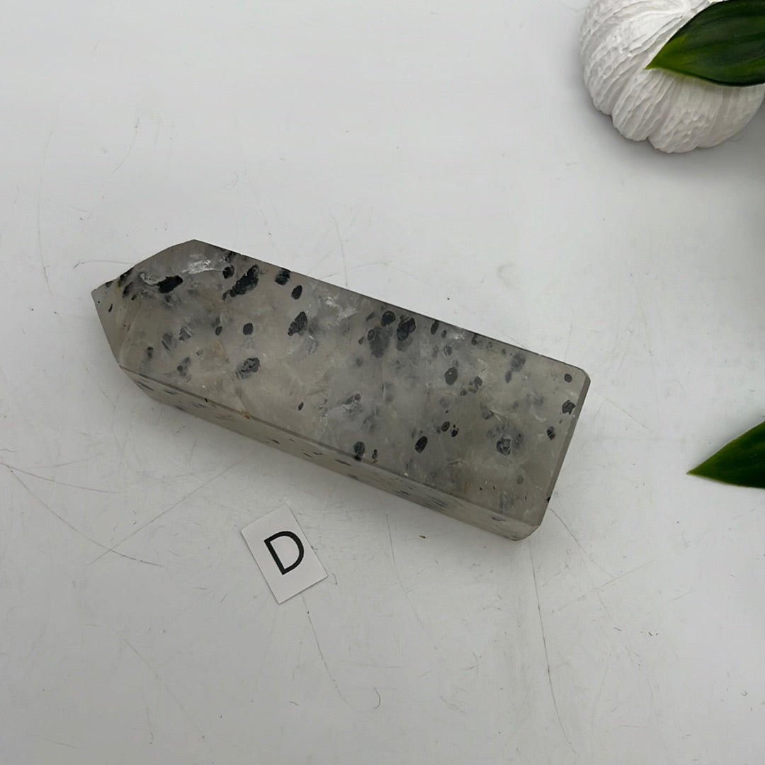 Pitaya Quartz (dragonfruit) Obelisk Tower