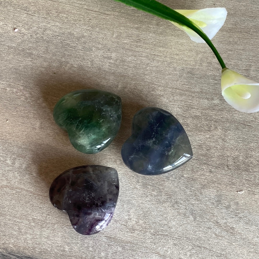 Small Fluorite Heart
