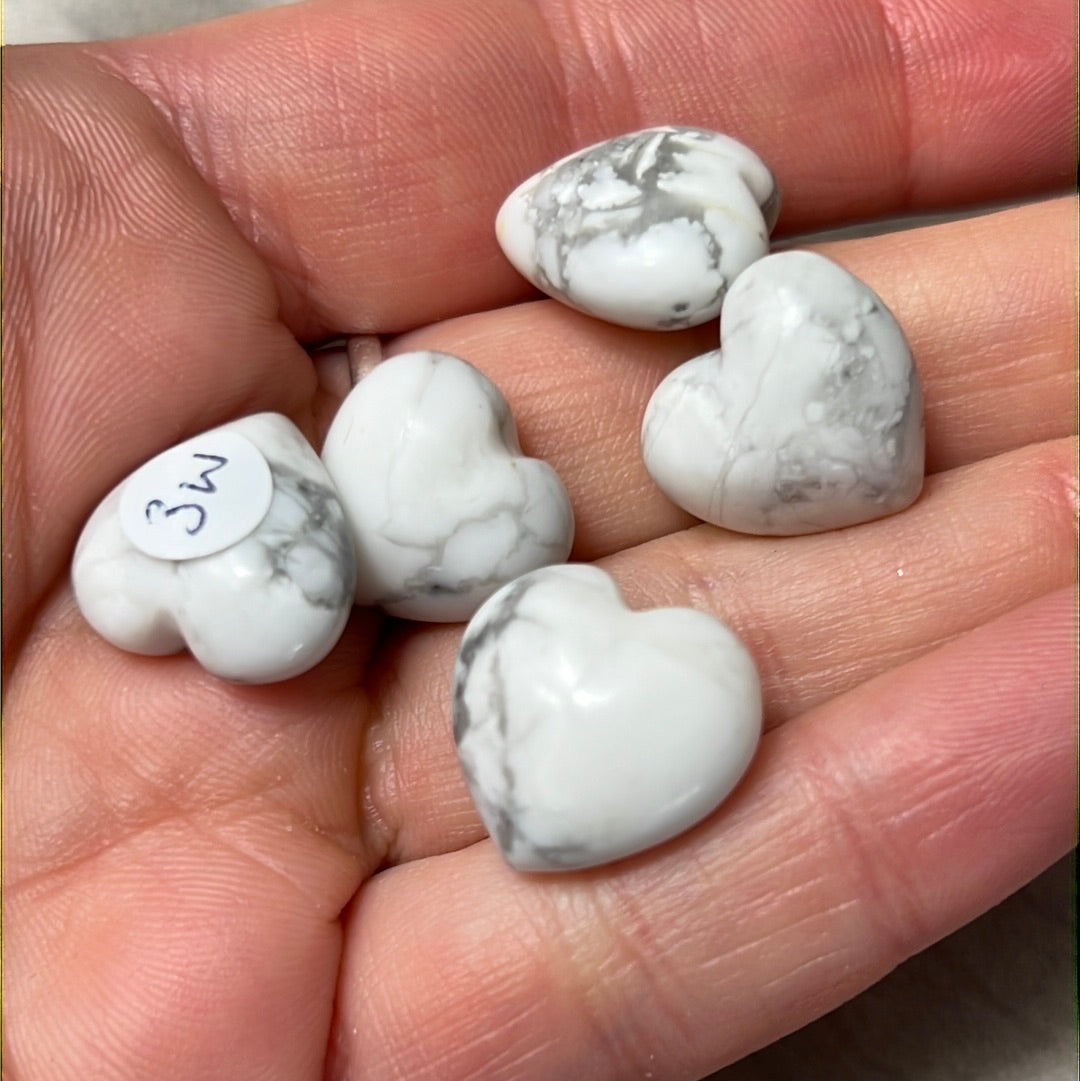 Mini Howlite Heart