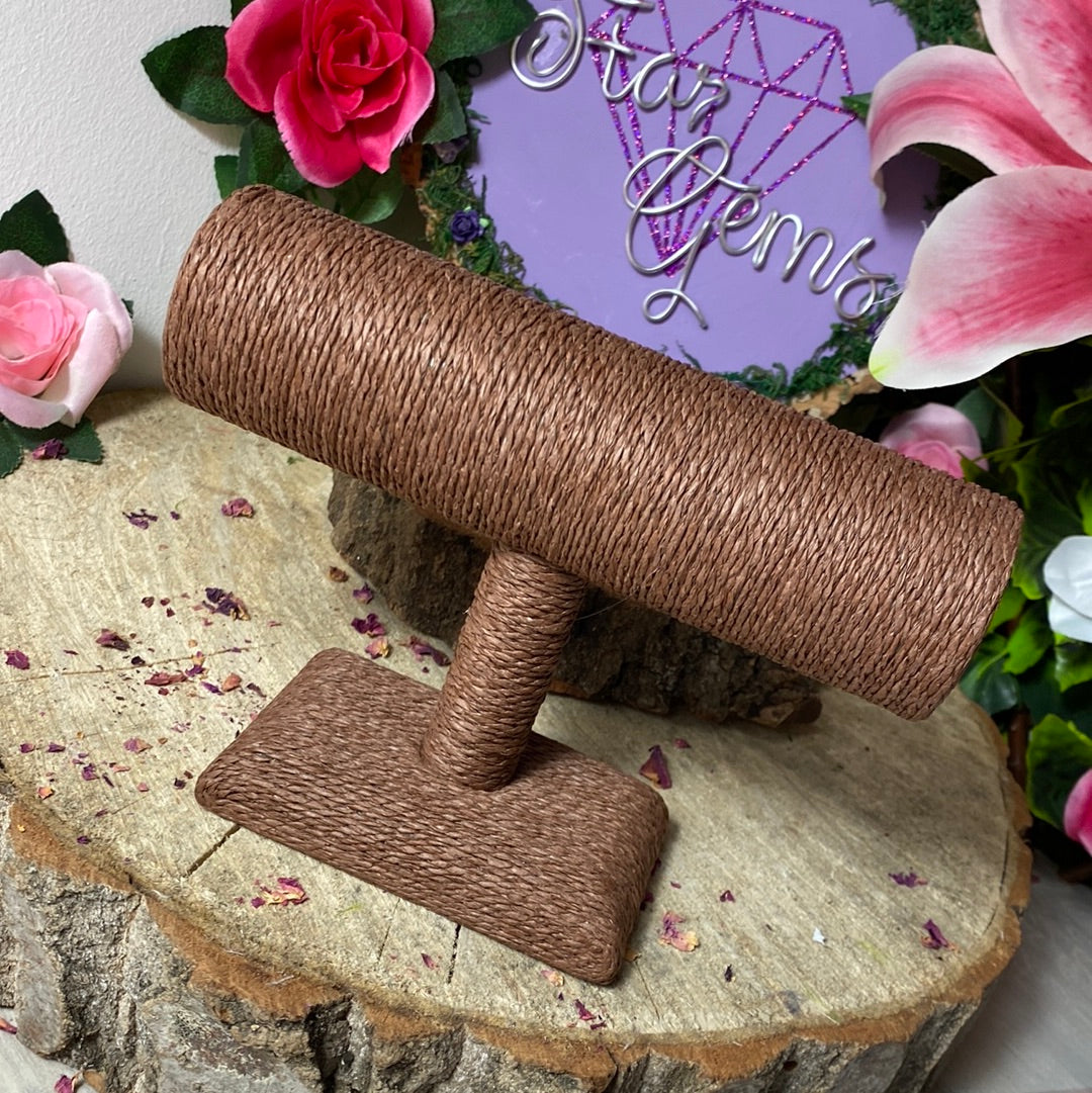 Small Rattan Bracelet Holder Jewellery Stand