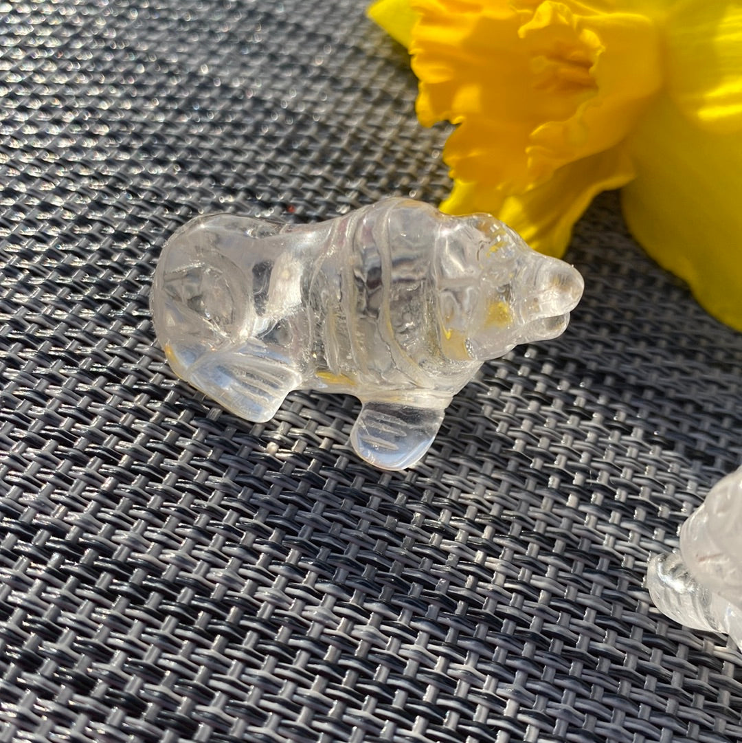 Clear Quartz seal