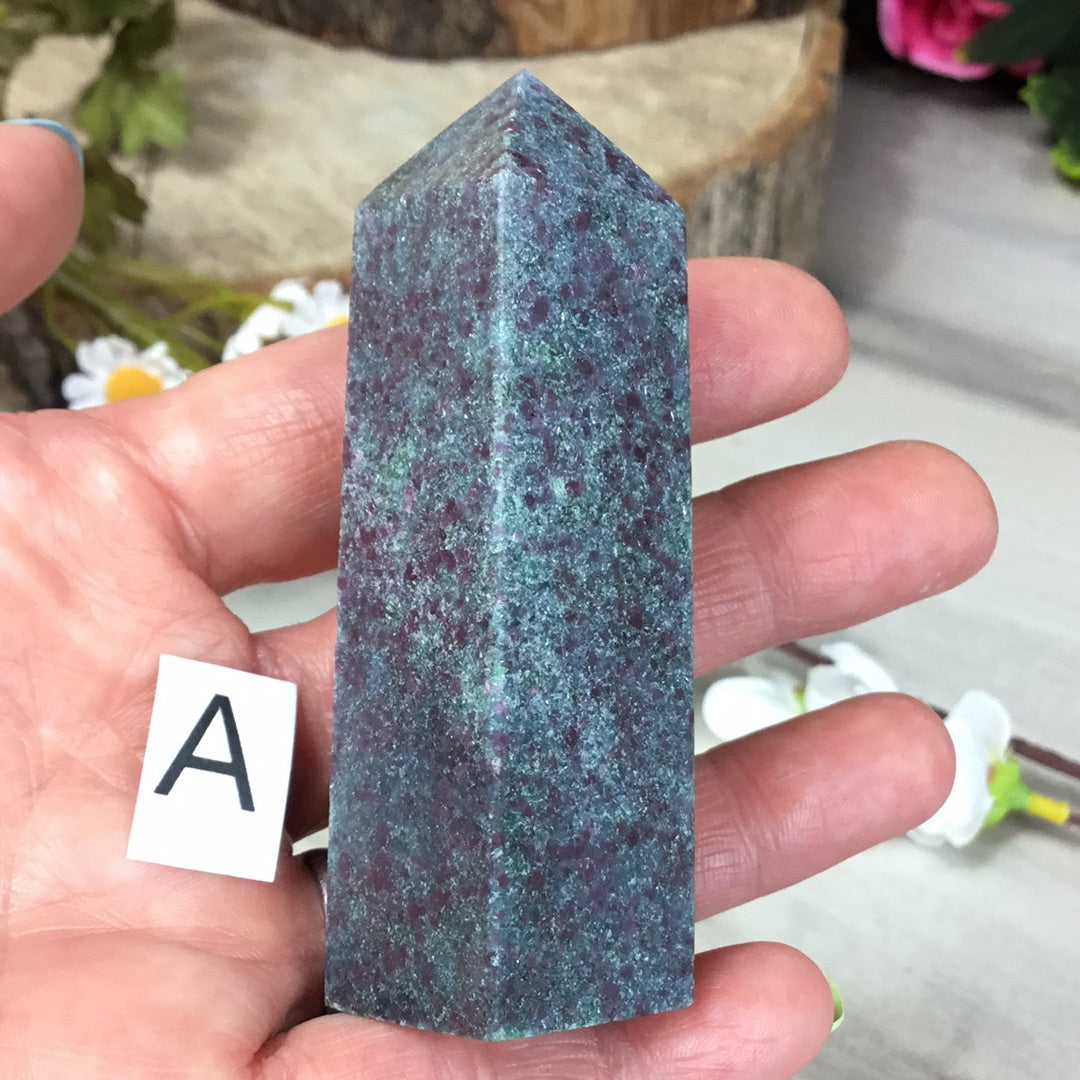 Ruby in Kyanite Obelisk Tower Point