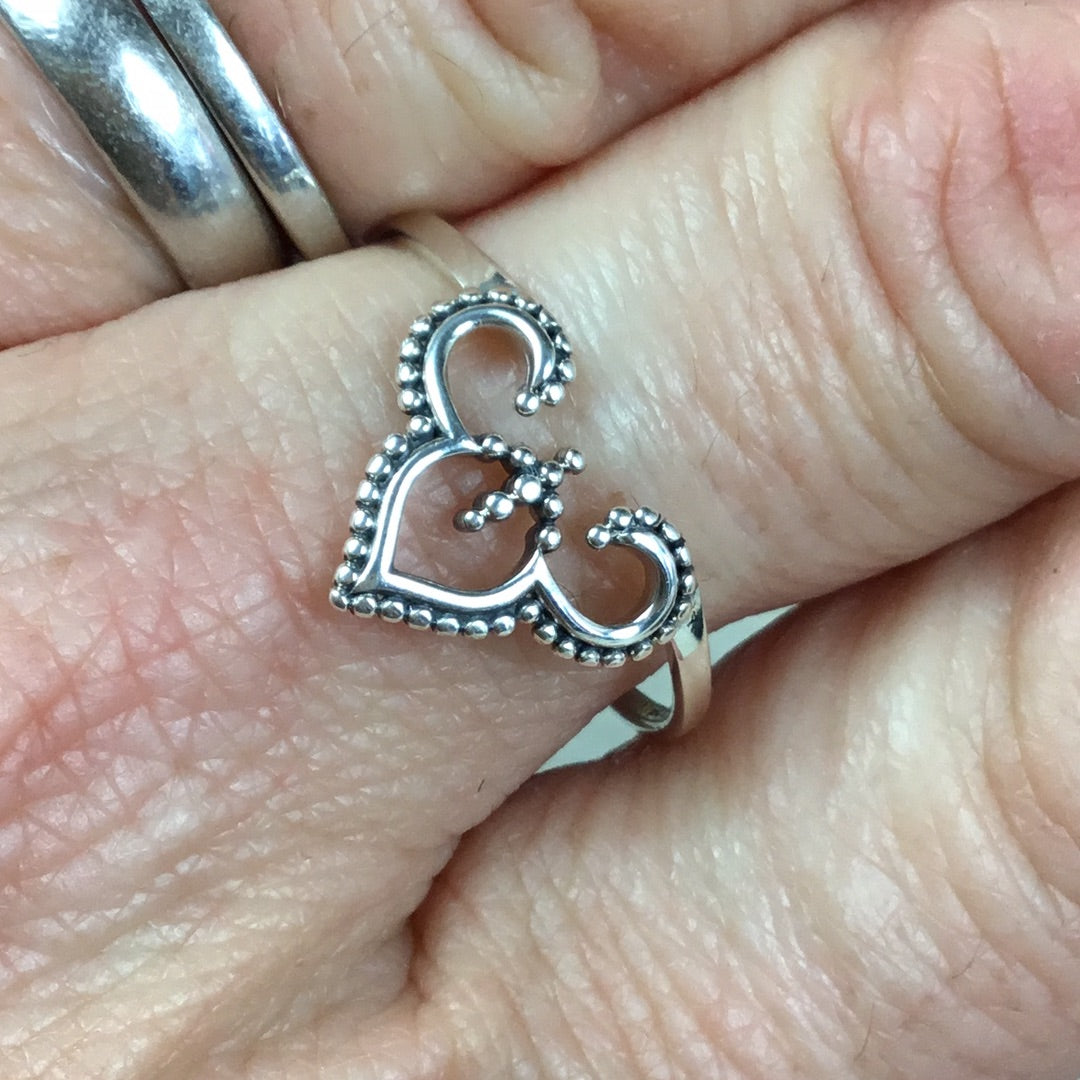 Crown Mandala 925 Sterling Silver Ring