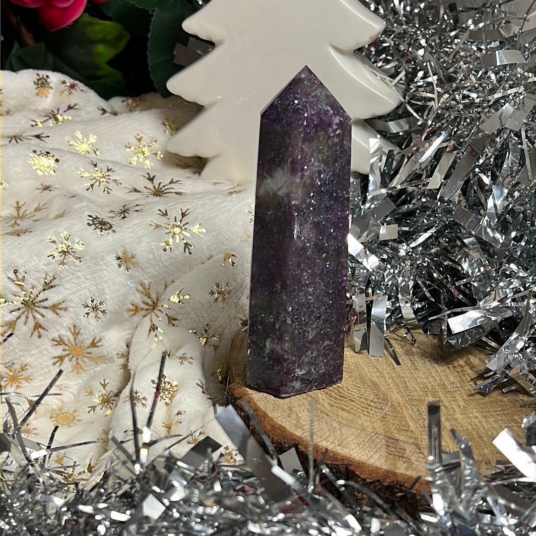 Lepidolite Tower Point