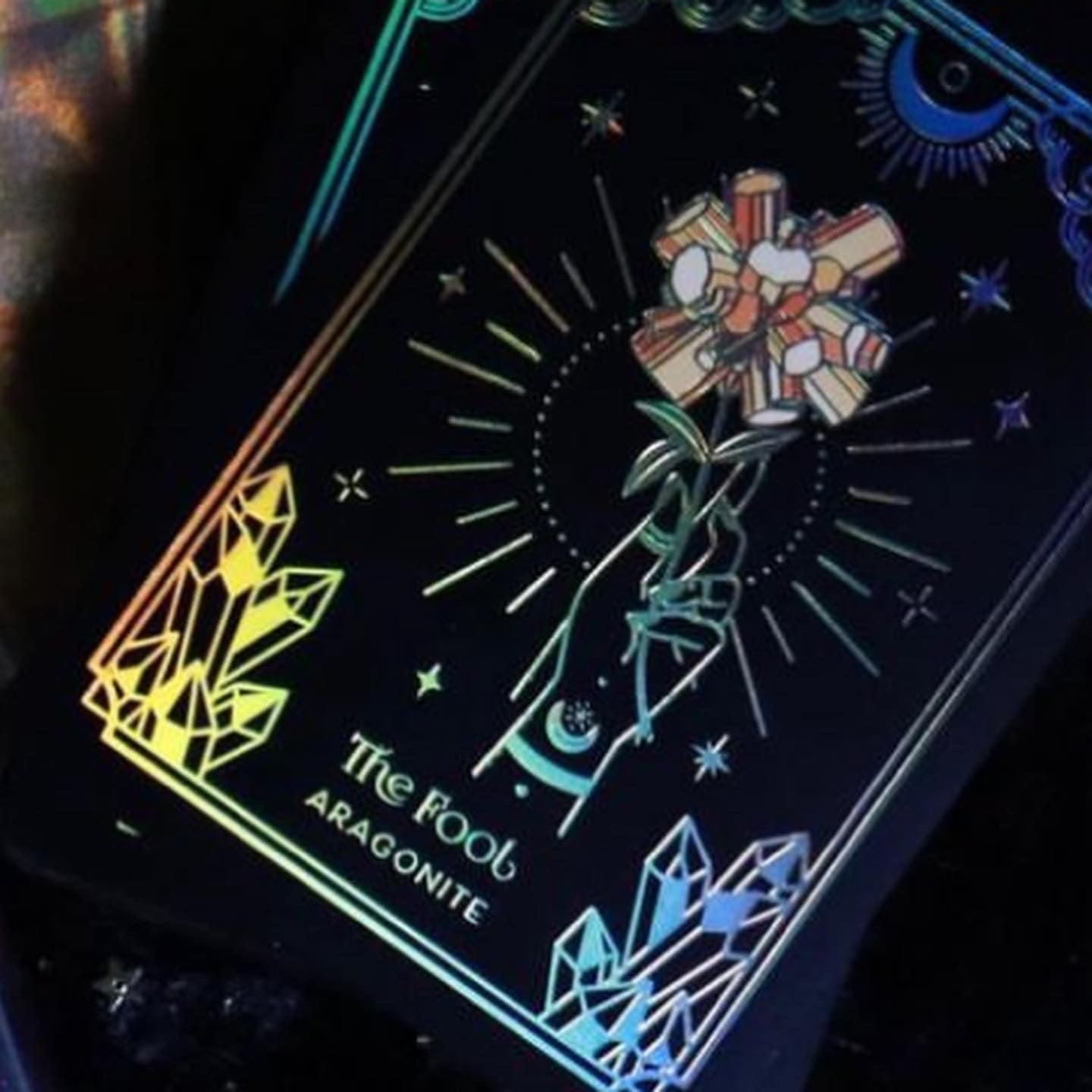 GOLD Crystalstruck Tarot Cards Card Deck - By Moonstruck Crystals