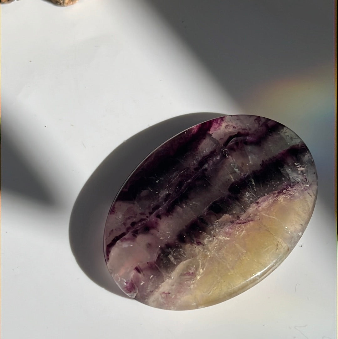Large Fluorite Purple Palm