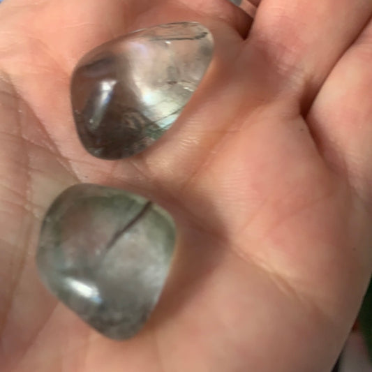 Chlorite Quartz  Tumblestone
