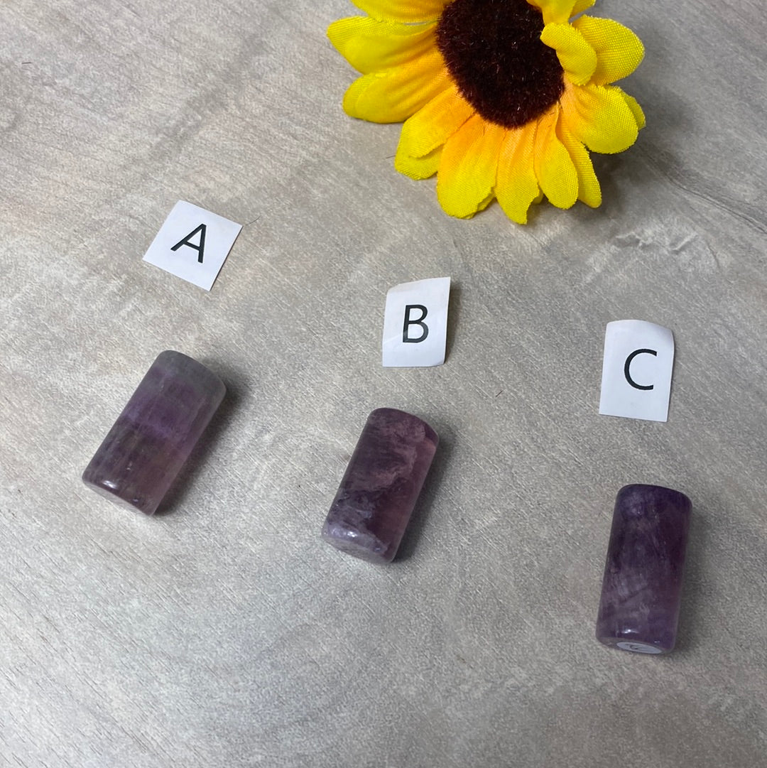 Fluorite Cyclinder carving