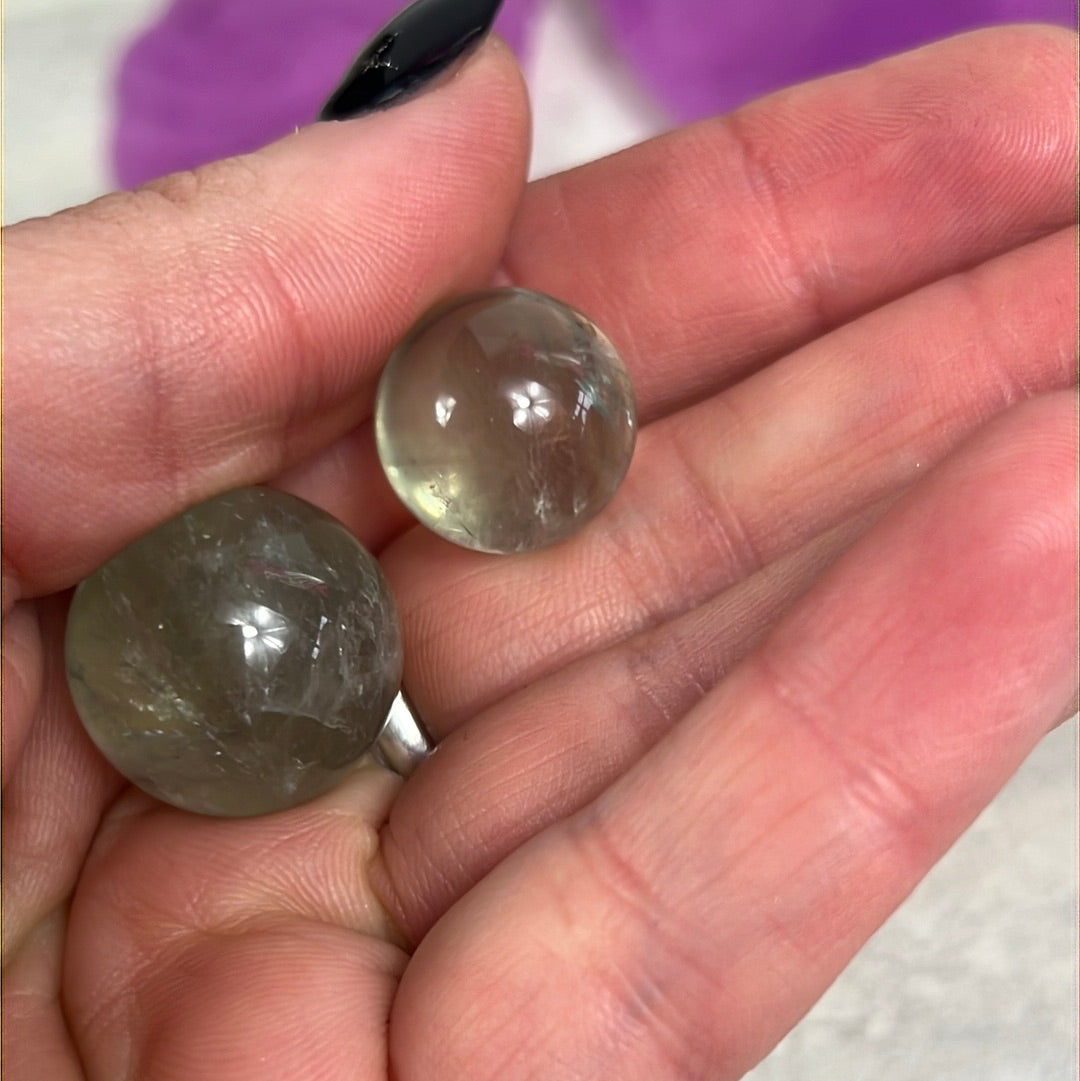 Prasolite Sphere 15mm