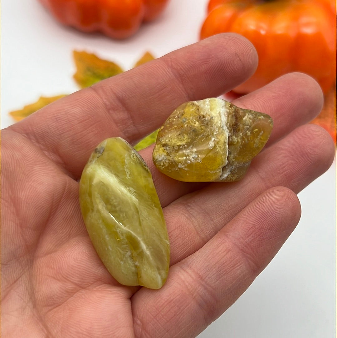 Yellow Opal Tumble Tumblestone