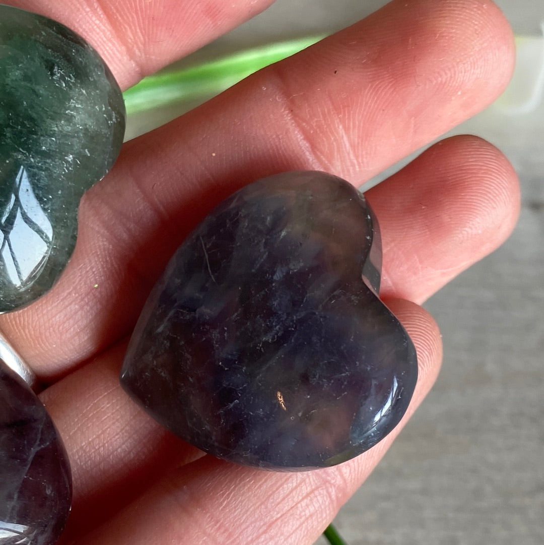 Small Fluorite Heart