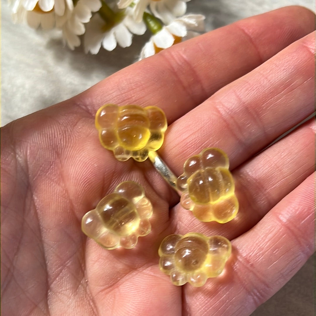 Mini Yellow Fluorite Bee Bumblebee LAST ONE