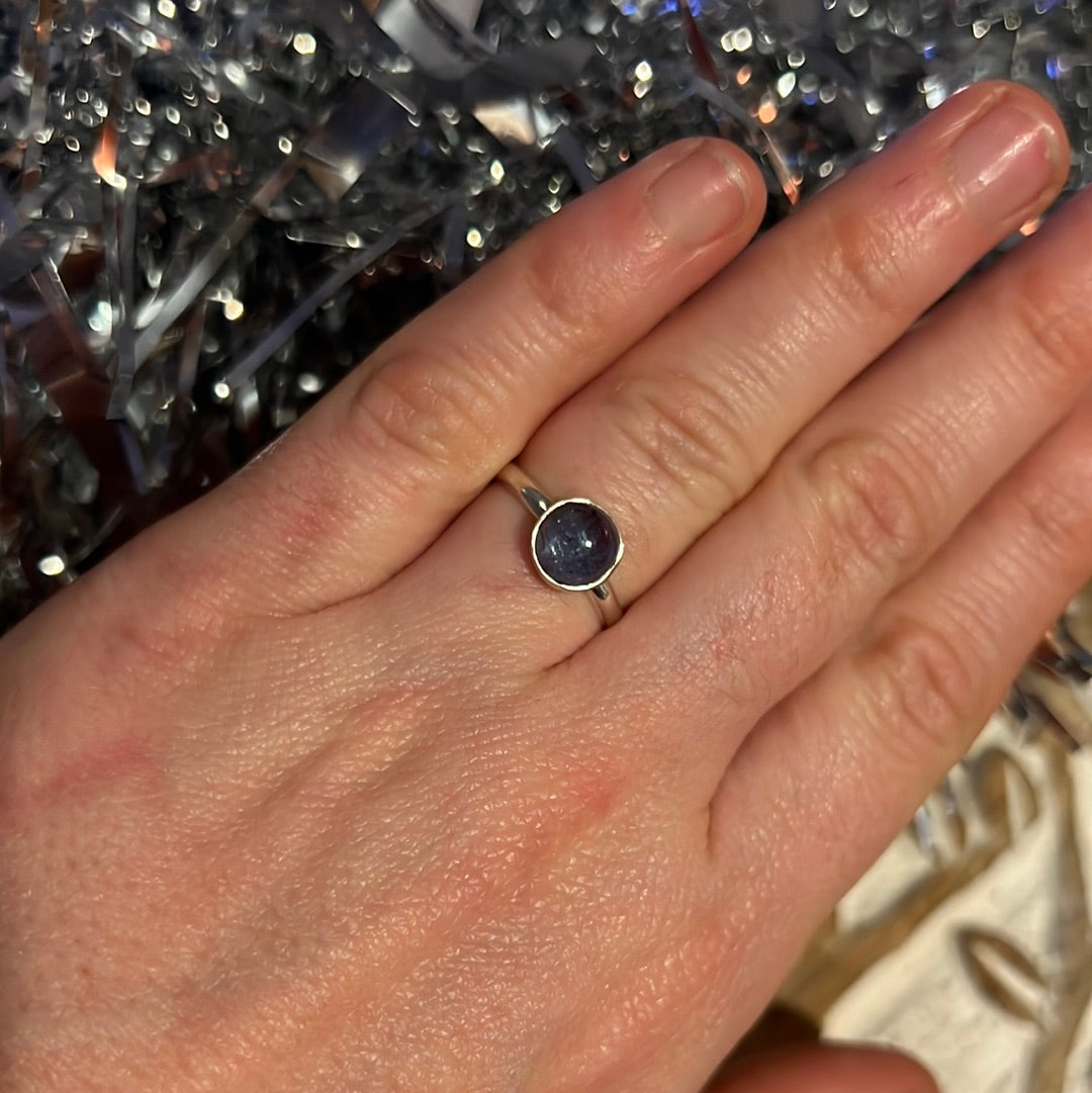 Tanzanite 925 Ring -  Size M