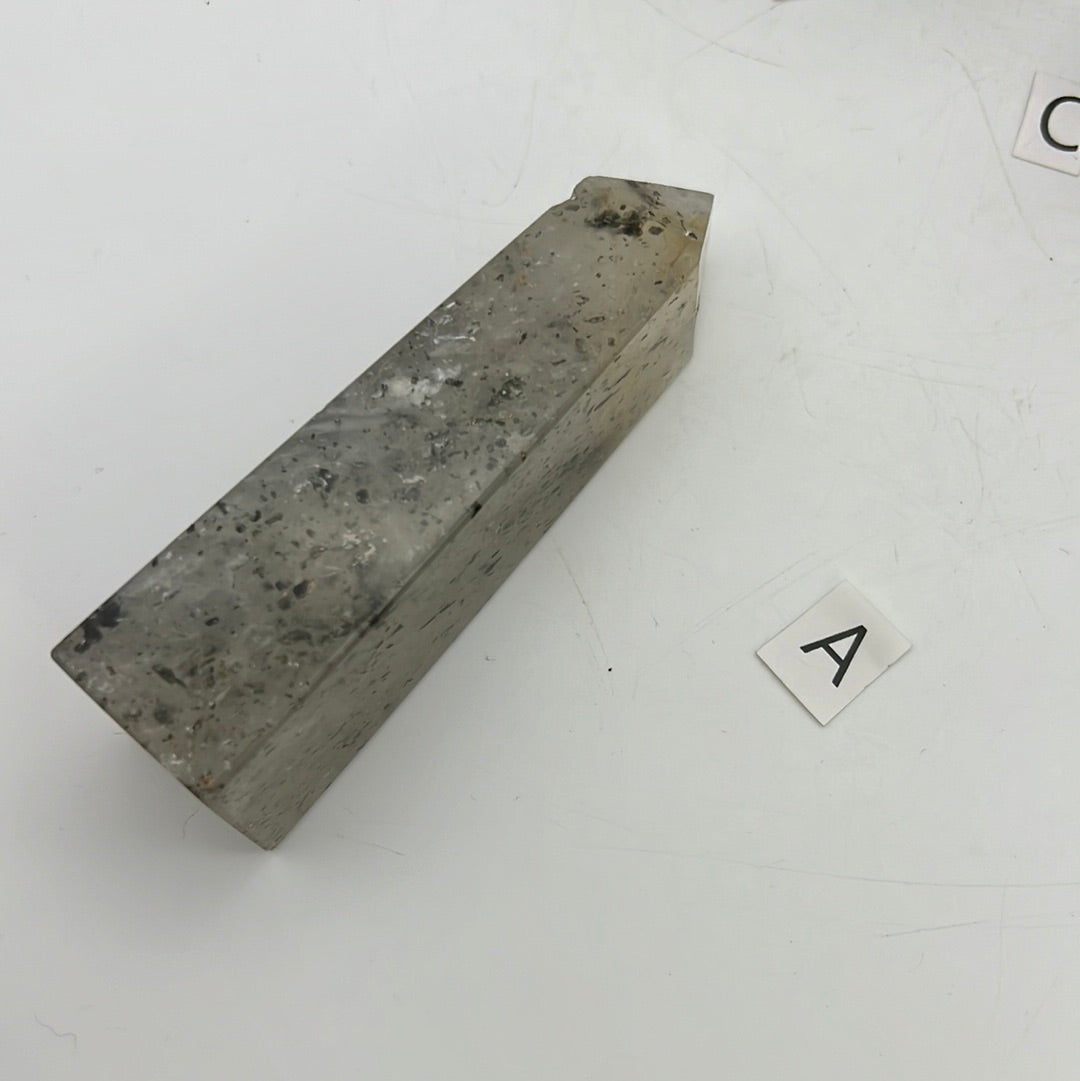 Pitaya Quartz (dragonfruit) Obelisk Tower