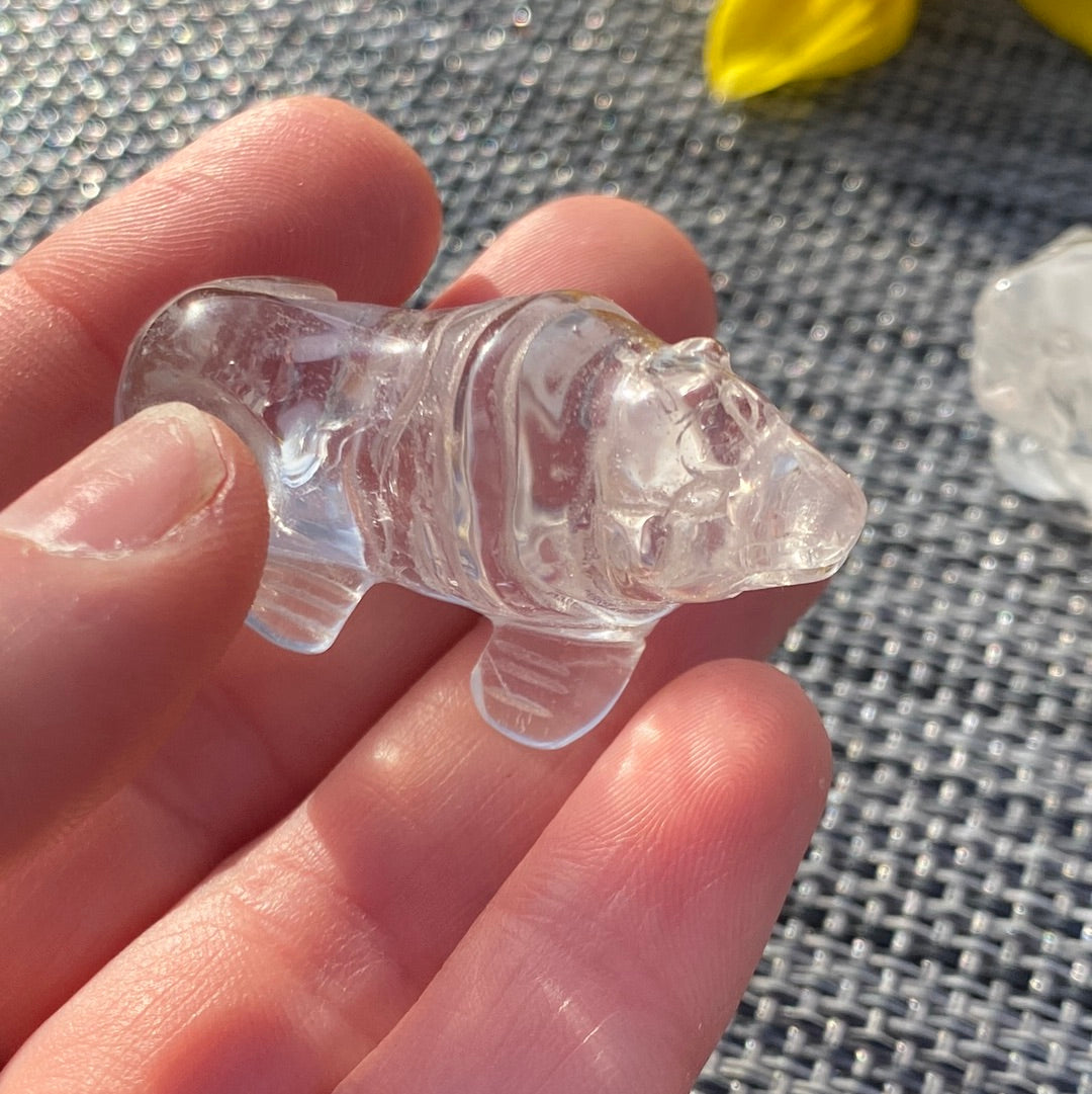 Clear Quartz seal