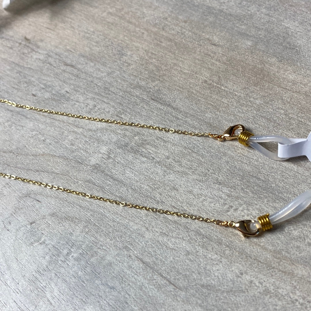 Glasses Chain - ocean jasper