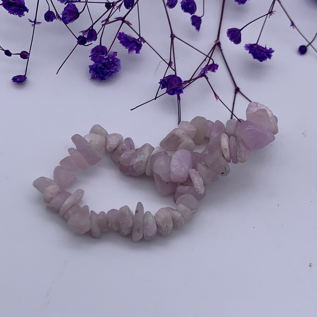 LAST Kunzite Chip Bracelet